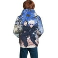 thumbnail image 2 of Jujutsu Kaisen Hoodie 3D Print Pullover Hooded Long Sleeve Sweatshirts Tops Blouse with Pocket for Boys Girls Small, 2 of 7