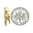 thumbnail image 3 of 14K Gold 3D Tooth Charm, 3 of 5