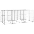 thumbnail image 3 of vidaXL Outdoor Dog Kennel Galvanised Steel 9.68 m², 3 of 4