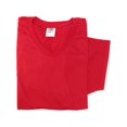 Fruit of the Loom V Neck Cotton T Shirt (Men Big & Tall)
