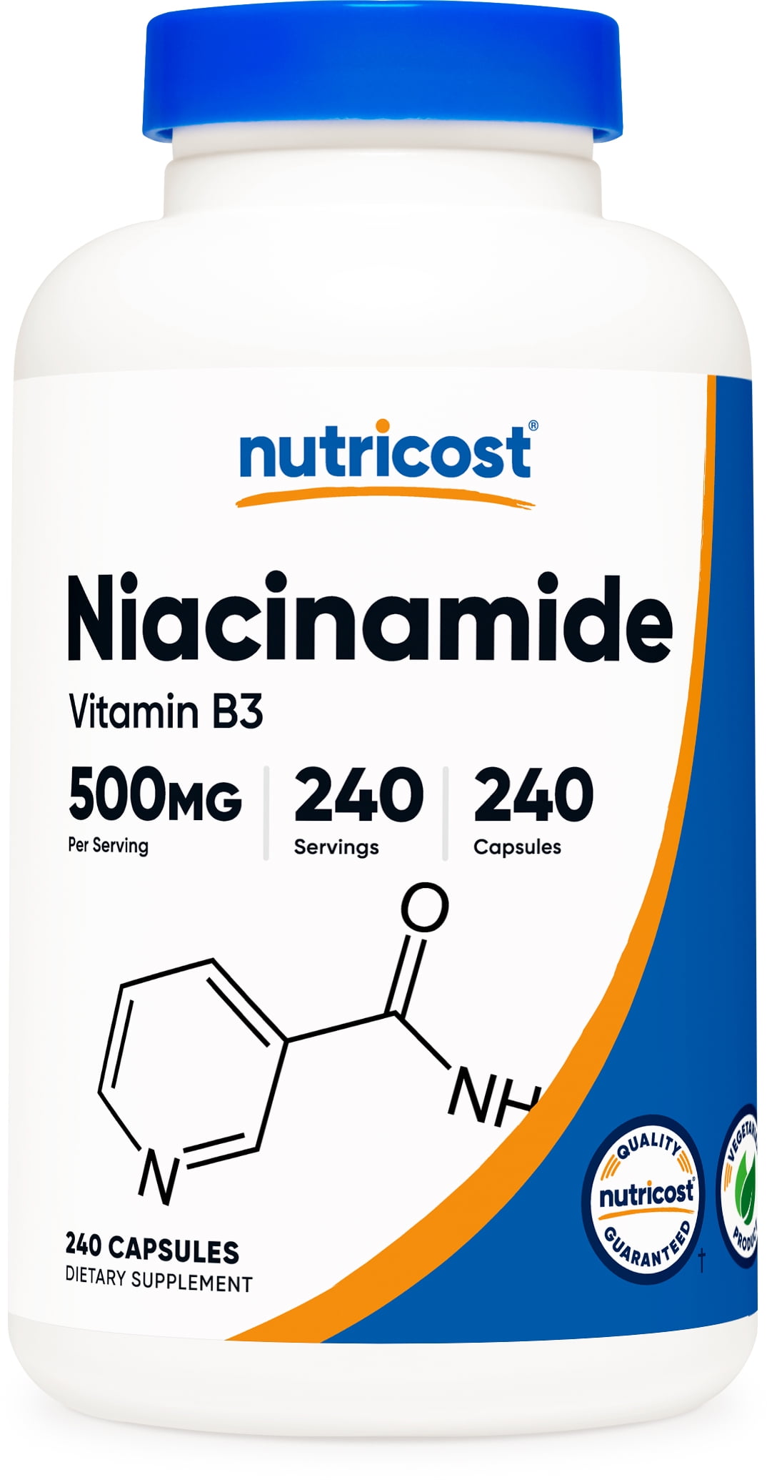 Nutricost Niacinamide (Vitamin B3) 500mg, 240 Capsules Vitamin B3