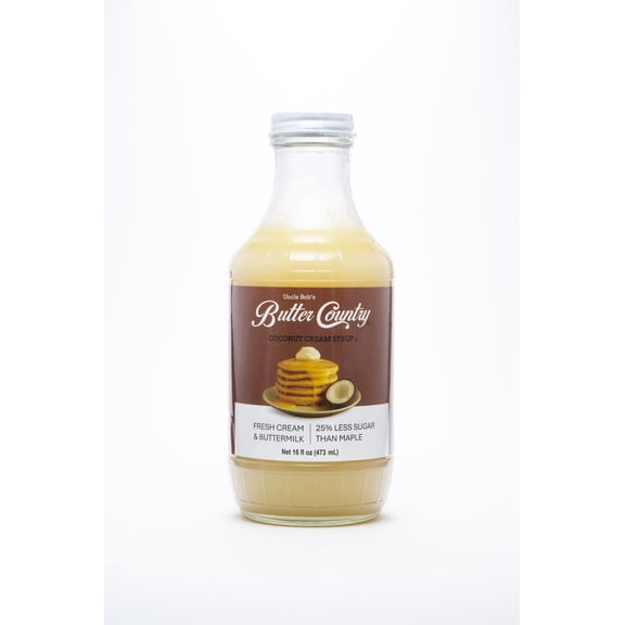 Uncle Bob's Butter Country Coconut Cream Syrup, 16 fl oz