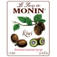 thumbnail image 2 of Monin - Kiwi Syrup, Uniquely Juicy and Refreshing Flavor of Kiwi. Great for Fruit Punches, Cocktails, Smoothies, Sodas and Lemonades (1 Liter, 33.8 fl.oz), 2 of 4