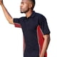 thumbnail image 2 of Gamegear® - Polo pique de manga corta Modelo Track Hombre Caballero - Verano (Blanco/Rojo/Blanco), 2 of 2