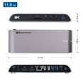 thumbnail image 2 of Cable Matters USB C Dock for Windows - Dual 4K HDMI, 80W Charging, UHS-II SD Card Slot, 10Gbps USB-A/USB-C, Gigabit Ethernet - Thunderbolt 3 Port Compatible USB C Docking Station, 2 of 5