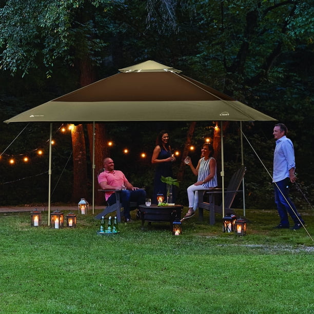 Ozark Trail 14' x14' Instant Lighted Canopy - Walmart.com ...