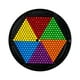 thumbnail image 1 of TRKIYQC Juego de cuentas de arcoíris para niños, juego de tablero de ajedrez, rompecabezas, juguetes de eliminación para niños y adultos, actividades familiares navideñas TRKIYQC casual, 1 of 8