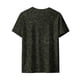 thumbnail image 4 of Tops para hombre, blusas y camisas de cuello redondo y manga corta para hombre, blusas y camisas casuales deportivas con estampado de camuflaje divertido para hombre y mujer, blusas vintage de manga c, 4 of 8