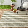 thumbnail image 2 of Nicole Miller New York Patio Country Charlotte Modern Striped Indoor/Outdoor Area Rug, Taupe/Ivory , 5'2"x7'2", 2 of 9