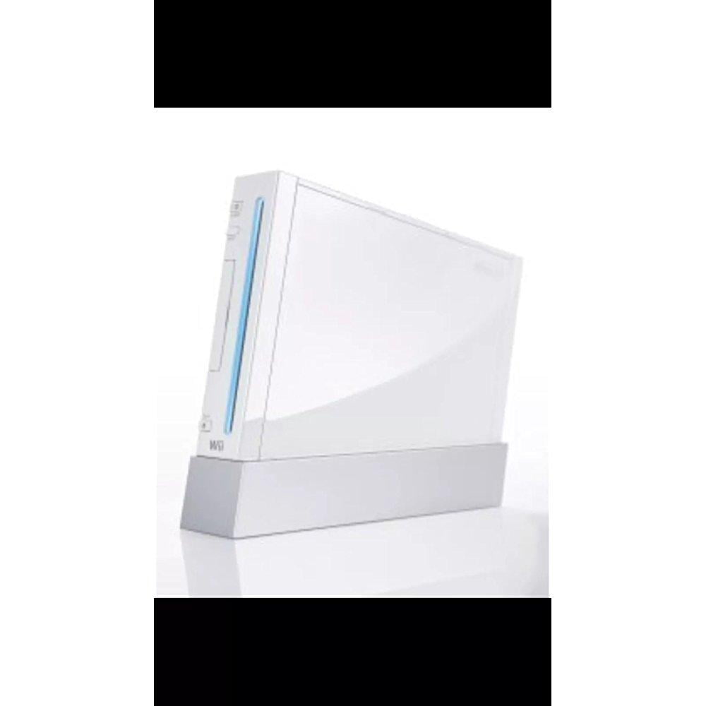 nintendo wii console white with wii sports