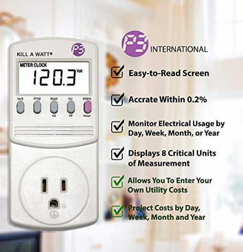 P3 P4460 Kill-A-Watt EZ Electricity Usage Power Monitor