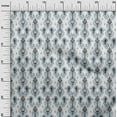 thumbnail image 2 of oneOone Silk Tabby Fabric Paisley Ikat Print Fabric BTY 42 Inch Wide, 2 of 4