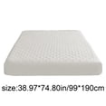 thumbnail image 3 of EDHITNR Waterproof Fitted Sheet Non Slip Bed Cover All Inclusive Mattress Protector, Soft Polyester Deep Pocket Bottom Sheet for Sleeping Naked, White, 3 of 7