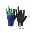 thumbnail image 3 of Guantes de pesca con medio dedo antideslizantes, protección solar UV, guantes transpirables de verano para pesca, ciclismo y deportes al aire libre, 3 of 6