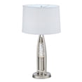 thumbnail image 2 of Danie Table Lamp- 4 Way Switch- Clear Glass Tube- Silver Metal 28 Inch, 2 of 6