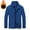 Blue, variant on Miluxas Men's Fleece Jackets Full Zip Lightweight Jacket Casual Soft Warm Coats with Pockets