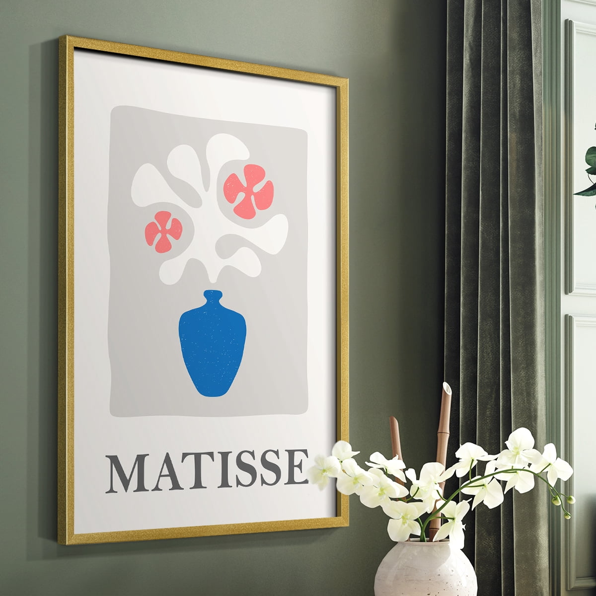 Matisse CCLXXIII in Solid Wood 22 x 28 Framed Print
