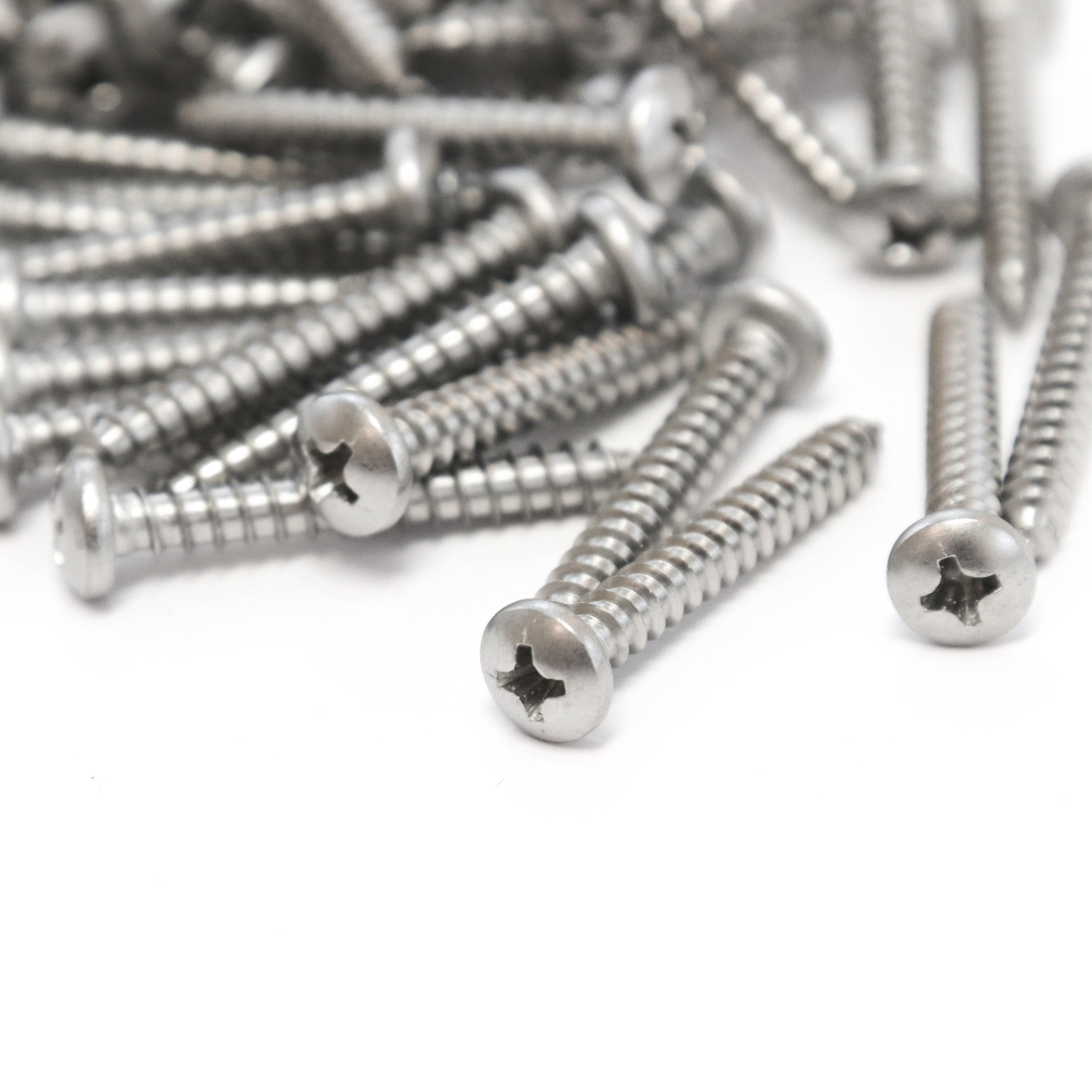 Red Hound Auto 40 Marine Pan Head Self Tapping Screw Set Type A Number 8 x 1.25 Inches for Wood