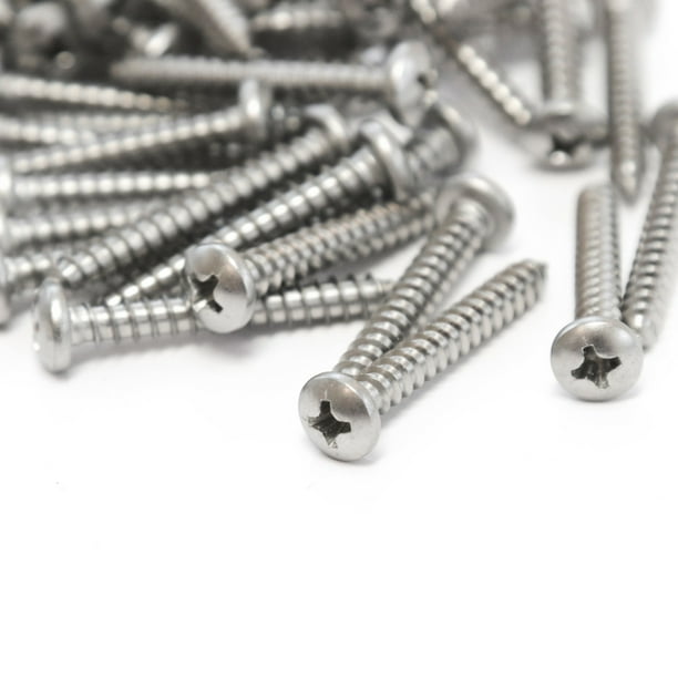 Red Hound Auto 40 Marine Pan Head Self Tapping Screw Set Type A Number