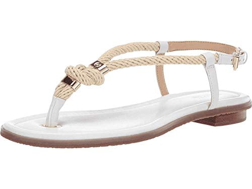 michael kors white flip flops