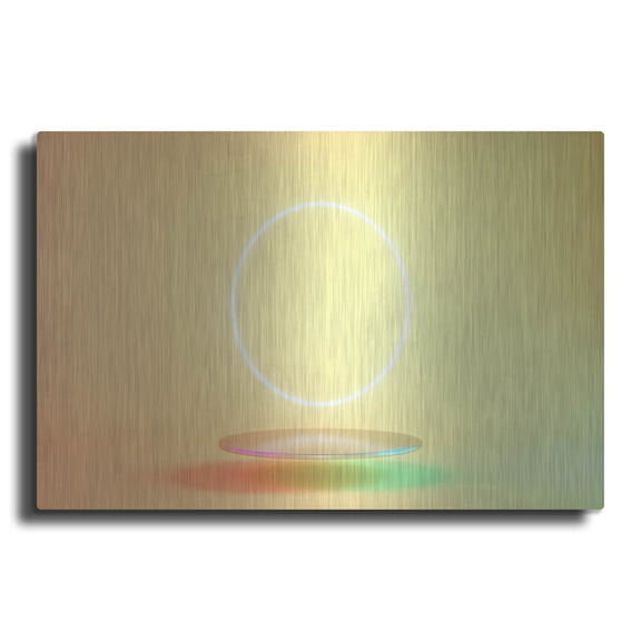 Luxe Metal Art 'The Fallen Sun' by Luxe Portfolio, Metal Wall Art, 36"x24"