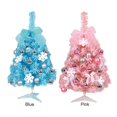 thumbnail image 5 of Miniature Pink Christmas Tree, Portable Holiday Centerpiece for Home, Office, School Decorations, 24 Inches Tall, Pre-lit with Durable Flame, 5 of 5