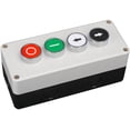 thumbnail image 3 of New XB2 Metal Button Switch Control Box Start Stop Industrial Identification Symbol self Reset Circular Emergency(1Hole-01), 3 of 7