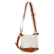 Free Assembly Women's Canvas Crossbody Handbag, Natural