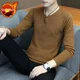 thumbnail image 3 of Suéteres de punto de negocios para hombres, suéteres verdes con cuello en V rosa, ropa para hombre negra, suéteres de punto de corte clásico vintage de los años 90, modo S, 3 of 5