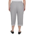 thumbnail image 2 of Alfred Dunner Womens Plus-Size Eyelet Embroidered Capri, 2 of 4