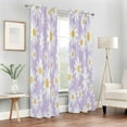 thumbnail image 7 of FREEAMG Little Daisy Blackout Curtains 84x52in,Theral Insulated Room Darkening Curtains Window Curtain Panels for BedRoom Bath Living Room, 1 Panel, 7 of 7