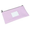 thumbnail image 2 of ZenCart Bank Wallet Zipper Bag Zipper Closure Faux Leather Pockets Cash Cards Keys Storage Pouch Office Supplies, 2 of 8