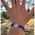 thumbnail image 3 of Sportybella Volleyball Charm Bracelet - Adjustable Bracelet with Volleyball Charm for Volleyball Players (Royal Blue), 3 of 7