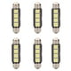 thumbnail image 2 of 6x Festoon 41MM 5050 4SMD Bombilla Coche Domo Lámparas de lámpara de Carga / Maletero Sharpla Luz del mapa de la bóveda del adorno de 41m m, 2 of 7
