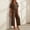 Khaki, variant on IUYRTFE Women Short Sleeve Button Down Shirt and Wide Leg Pants Set with Pockets Casual 2 Piece Outfit