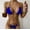w93# Blue471, variant on Women 2 Piece Bikini Set Swimwear Summer Solid Color Chain Halter Backless Deep V-Neck Spaghetti Strap Push-Up Padded Bra Low Waist Swimsuit Fashionable Beachwear,Red,M