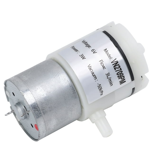 Mini Air Pump,3Pcs DC 6V Diaphragm Vacuum Pump Submersible Vacuum Pump World-Class Design
