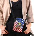 thumbnail image 4 of HELLHERO Frog Guitar Design Women Crossbody Bag, Polyester Double Deck for Adults, 4 of 7
