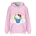 thumbnail image 1 of Sanrio Kuromi-Sudadera con capucha para niña, Tops finos de estilo Harajuku, ropa informal coreana, Otoño, 2023, 1 of 4