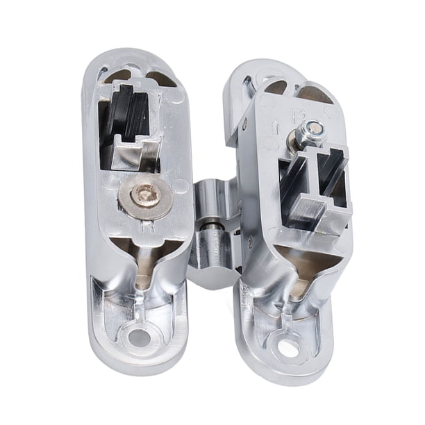Bisagra Oculta Con Solapa Para Puerta De Gabinete - Plegable Autoportante 180° (Aleación Zinc)