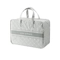 thumbnail image 1 of Bolsa De Almacenamiento De Lino De Algodón Bolsa De Embalaje Multipropósito Bolsa De Mudanza De Gran Capacidad Con Asa Correa Cremallera Para Mover Colcha Manta Ropa Almohada Organización seitruly HA027561-03, 1 of 7