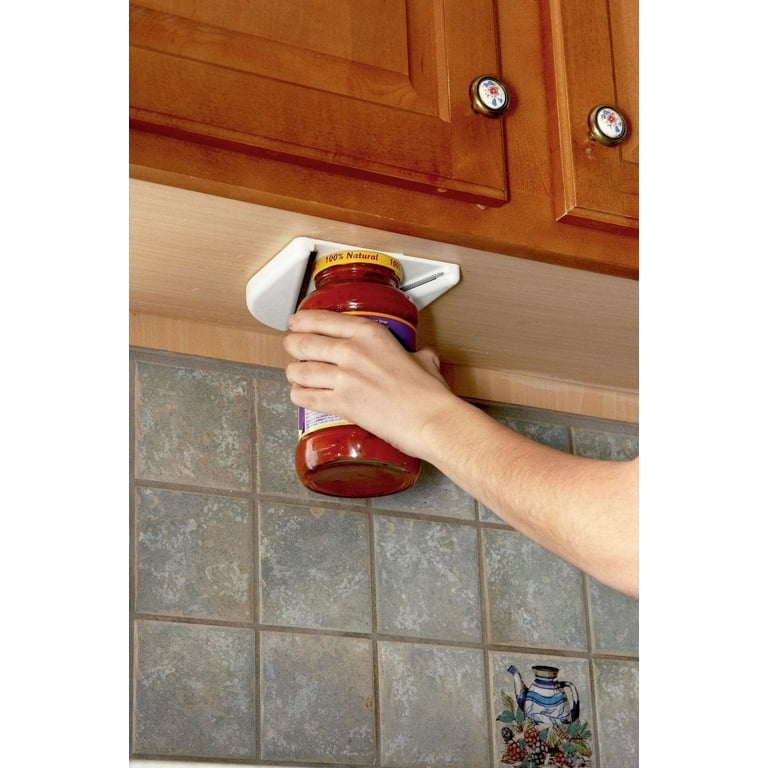 HIC Under Cabinet Mount Jar Lid Opener Cap Vise – Handy Housewares