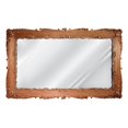 thumbnail image 1 of Miroir Rectangulaire Décoratif en Bronze, 1 of 1