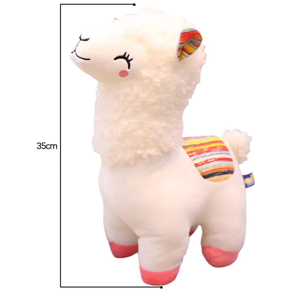Peluche Alpaca De 75 Cm – Muñeco De Cuello Largo Y Almohada Para Dormir De Lado – Regalo Para Novia, Novio Y Niños – Blanco Y Marrón Disponibles