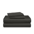 thumbnail image 3 of Casa Platino Sábanas Tamaño Queen – 1000 Hilos, Juego de Sábanas 100% Egyptian Cotton, Suavidad de Hotel de Lujo con un Acabado de Satén Fresco, Bolsillo de 15” de Profundidad – Negro, 3 of 6