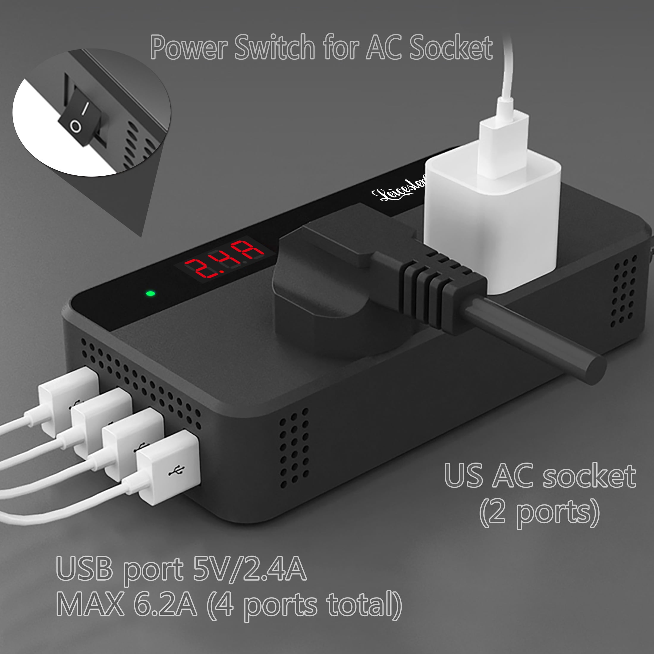 200w Power Inverter With 5v Usb Output 12v Dc To 220v Ac at Rs 1450, Sector 15, Faridabad