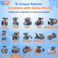 thumbnail image 3 of Robot solar STEM de juguete AoHu Solios-Nova 15 en 1 para niños de 8 a 12 años, 3 of 8