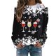 thumbnail image 1 of Gibobby Sudadera de Navidad para mujer informal de casa con estampado navideño para mujer(AF,G), 1 of 4