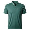 thumbnail image 5 of Oalirro Men's Short Sleeve Polo Shirt | Casual Slim Fit Tee with Collar & Chest Pocket for Daily, 5 of 8