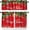 Christmas-8, variant on Red Christmas Snowflake Kithen Curtains Valances for Windows, Merry Xmas Bow Holiday Window Treatment Valances for Kitchen Living Room Cafe Decor 54''x18'', 1 Panel